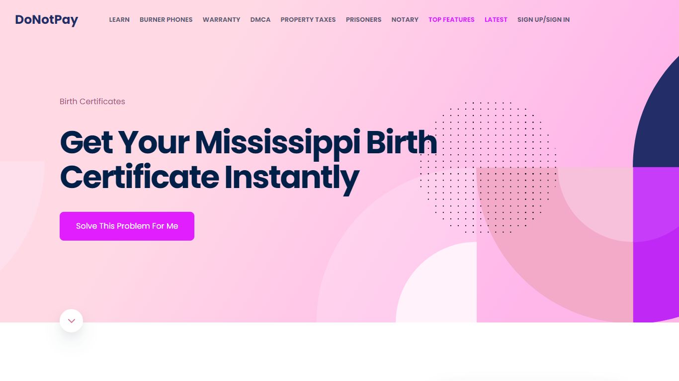 How to Request a Mississippi Birth Certificate [Problem Solved] - DoNotPay